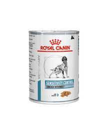 ROYAL CANIN Dog Sensitivity Chicken 12x410g alimenti per cani con apparato digerente sensibile