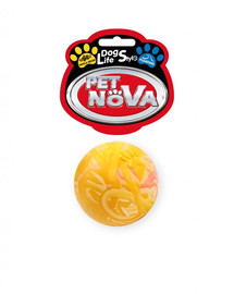PET NOVA DOG LIFE STYLE Palla piena galleggiante 5cm multicolore aroma vaniglia