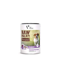 VETEXPERT Raw Paleo Anatra/Duck Puppy per cuccioli 400g