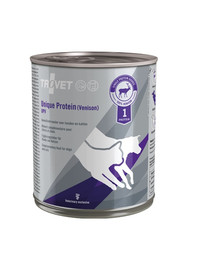 TROVET Unique Protein Venison UPV cibo umido per cani e gatti selvaggina 800g 5+1 GRATIS