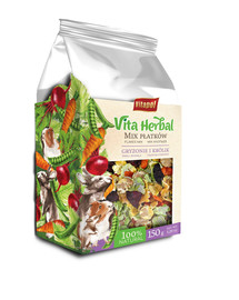 VITAPOL Vitaherbal miscela di scaglie per roditori 150g