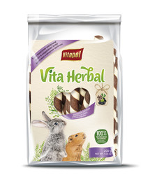 VITAPOL Tubi di frutta e verdura per roditori e conigli 200g