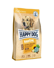 HAPPY DOG NaturCroq Pollame e riso 11 kg