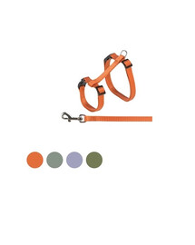 TRIXIE Pettorina con guinzaglio per gatti, colori assortiti