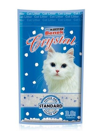 BENEK Super crystal 7.6 l lettiera per gatti in silicone