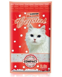 BENEK Super crystal compact 7.6l lettiera per gatti in silicio Star Dust