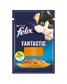 FRISKIES FANTASTIC Pollo in gelatina 85g cibo umido per gatti