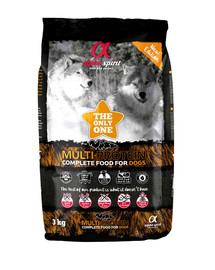 ALPHA SPIRIT Alimento secco completo per cani Multiprotein 3 kg