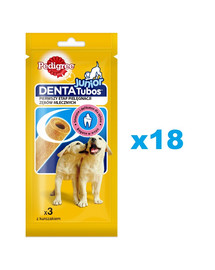 PEDIGREE DentaTubos Junior 18x72 g cibo per cuccioli al gusto di pollo