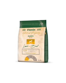FITMIN Dog Mini Puppy Lamb&Beef 2,5 kg per i cuccioli di razza piccola