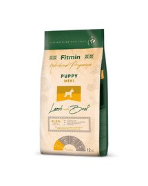 FITMIN Dog Mini Puppy Lamb&Beef 12 kg per i cuccioli di razza piccola