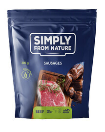 SIMPLY FROM NATURE Salsicce naturali con manzo 300g