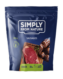SIMPLY FROM NATURE Salsicce naturali con carne di cervo 200 g