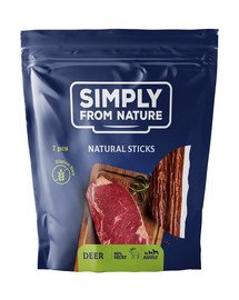 SIMPLY FROM NATURE Sticks naturali con carne di cervo 7 pz.