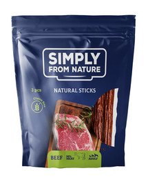 SIMPLY FROM NATURE Sticks naturali con manzo 3 pz.