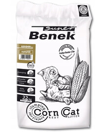 BENEK Super Corn Cat Golden graniglia di mais Naturale 35 l