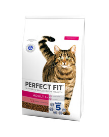 PERFECT FIT Adult 1+ Alimento secco completo ricco di manzo per gatti adulti 7kg