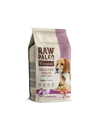 VETEXPERT RAW PALEO Heathy Grain Adult Lamb 2kg con agnello per cani adulti