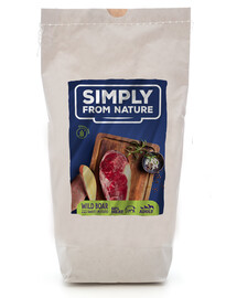 SIMPLY FROM NATURE Oven Baked Dog Food with wild boar 1,2kg