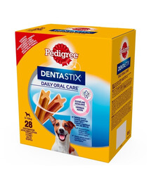 PEDIGREE DentaStix (razze piccole) snack per cani 56pz - 8 x 110g + calzini GRATIS