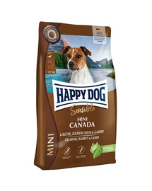 HAPPY DOG Sensible Mini Canada 4kg salmone, coniglio e agnello
