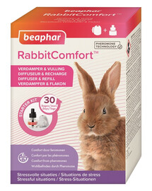 BEAPHAR RabbitComfort Calming Diffuser Starter Kit 48 ml diffusore calmante per conigli