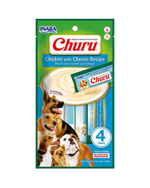 INABA Churu Chicken with cheese 4x14g pollo con formaggio per cani