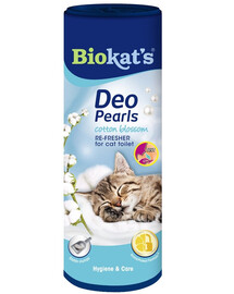 BIOKAT'S Deo Pearls Cotton blossom 700 g deodorante per lettiere