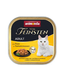 ANIMONDA Vom Feinsten Adult 100 g - tacchino in salsa di pomodoro