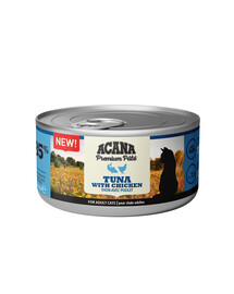 ACANA Premium Pate Tuna & Chicken paté di tonno e pollo per gatti 24 x 85 g