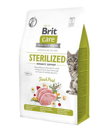 BRIT CARE Grain-Free Sterilized Immunity 0.4 kg Formula ipoallergenica per gatti adulti sterilizzati