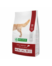 NATURES PROTECTION Extra Salmon Adult All Breed Dog 2kg con salmone per cani adulti
