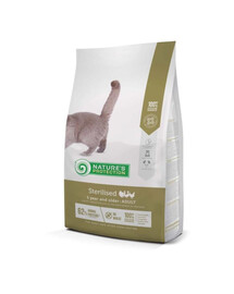 NATURES PROTECTION Sterilised Poultry Adult Cat 7kg con pollame per gatti adulti