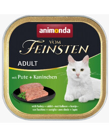 ANIMONDA Vom Feinsten Adult 100 g - tacchino e coniglio