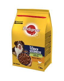 PEDIGREE Tender Goodness 5x1,8 kg cibo per cani semi-umido ricco di pollame