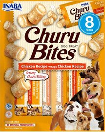 INABA Churu Bite Chicken 8 x 12g snack di pollo per cani