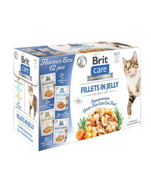 BRIT Care Cat Flavour Box in Jelly 12x85g gusti misti in gelatina