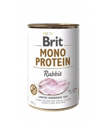 BRIT Mono Protein Rabbit 400 g mangime monoproteico con coniglio
