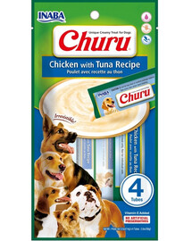 INABA Churu Chicken with tuna 4 x 14g pollo con tonno per cani