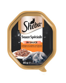 SHEBA Creazioni Speciali in Salsa con Tacchino e Verdure 22x85g