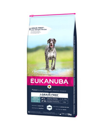 EUKANUBA Grain Free Adult Large and Giant Breeds Fish 12 kg