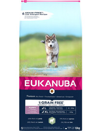 EUKANUBA Grain Free L Puppy Agnello 12 kg per cuccioli di taglia grande