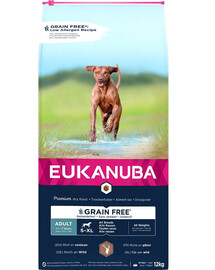 EUKANUBA Grain Free S-XL Adult Gioco 12 kg per cani adulti