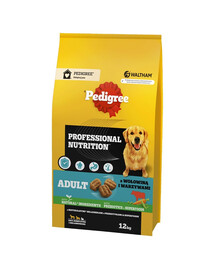 PEDIGREE Adult Professional Nutrition 12 kg con manzo e verdure per cani di taglia grande e media