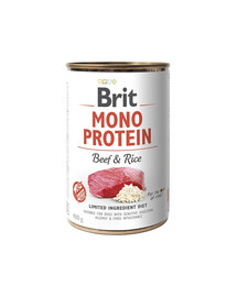 BRIT Mono Protein Beef & Rice 400g alimento monoproteico manzo e riso