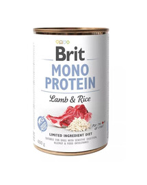 BRIT Mono Protein Lamb & Rice 400 g alimento monoproteico agnello e riso