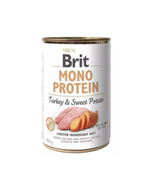 BRIT Mono Protein Turkey & Sweet Potato 400g alimento monoproteico tacchino e patate dolci