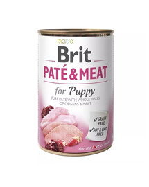 BRIT Pate&Meat puppy 400g paté di cuccioli