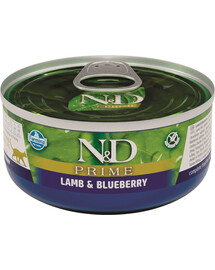 FARMINA N&D Cat prime lamb & blueberry 70g