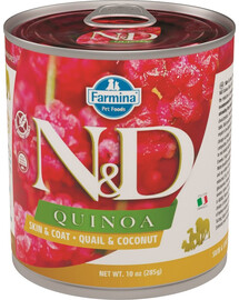 FARMINA N&D Dog quinoa quail&coconut 285 g